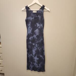 Anthropologie RD Style Wellesley Tie Dye Dress Bodycon Midi- Size S